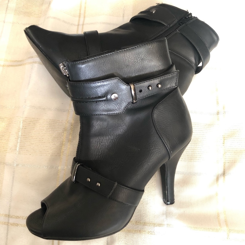 COPY - Torrid Women's Opened Toe Booties, Size 7